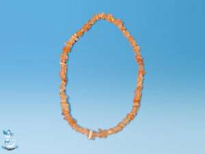 Kette Naturstein apricot 44cm