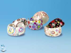 Armband Acryl breit 6-fach