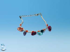 Armband Steinchen bunt Bastarmband