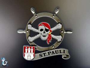 St.Pauli Steuerrad Magnet