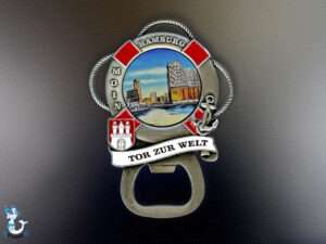 Hamburg Flaschenöffner Magnet Elphi