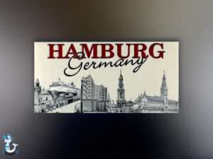 Bild Magnet Hamburg silber