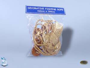 Fischernetz 1,5x1m dünn, mit Schwimmer