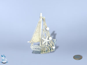 Segelboot 13x11cm