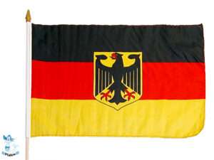 Stockflagge Deutschl/Adler 45x30cm