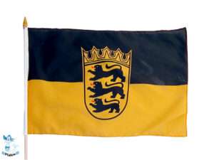Stockflagge Baden-Württemb 45x30cm