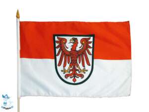 Stockflagge Brandenburg 45x30cm