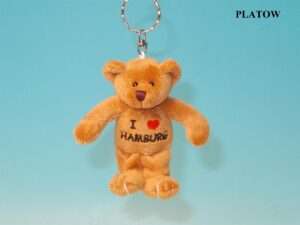 Plüsch Schlüsselanhänger Bär HAMBURG 10cm