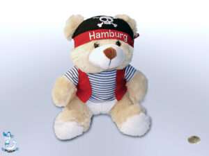 Plüsch Bär  22cm Mü /We Hamburg