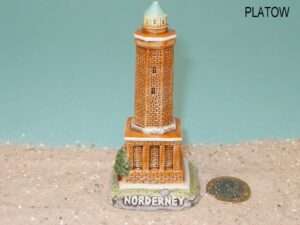 Leuchtturm Norderney Keramik 10cm