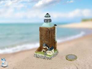 Leuchtturm Neuwerk Keramik 10cm