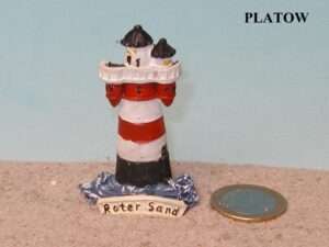 Roter Sand Poly Magnet 6cm