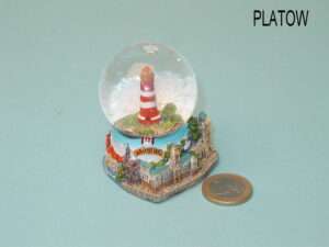 Schneekugel HAMBURG Leuchtturm 4,5cm