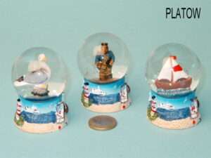 Schneekugel ohne Namen 3-f 4 5cm