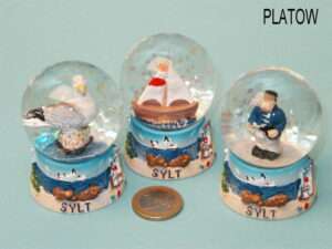 Schneekugel SYLT 3-f 4 5cm