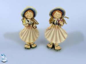 Figur Muschelrockmit steh 2-f 17cm