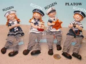 Marinekinder Baumelbeine 4-f 15cm RÜGEN