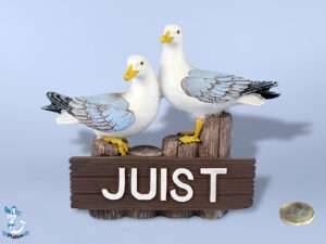 Möwe Poly (2er) Norderney 18cm