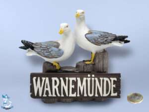 Möwe Poly (2er) Warnemünde 18cm