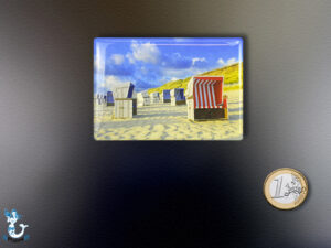 Magnet Strandkörbe 8x5,5cm