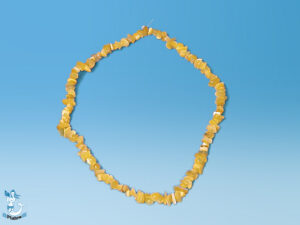 Kette Naturstein gelb 44cm