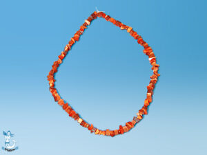 Kette Naturstein braun 44cm