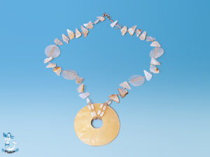 Kette Perlmuttring/ Perlmuttstücke