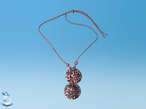 Kette 2 Tiger-Scheiben/Lederband