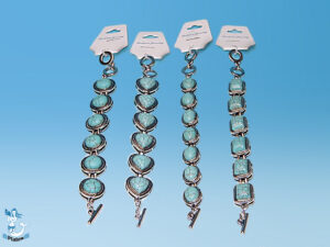 Armband Türkisstein in Metall 4-f