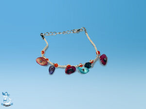 Armband Steinchen bunt Bastarmband
