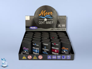 Jetfl. Sturmfeuerzeug "Meer geht immer"