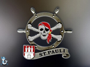 St.Pauli Steuerrad Magnet