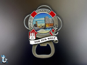 Hamburg Flaschenöffner Magnet Elphi