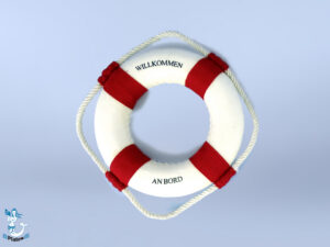 Rettungsring rot/weiß 15cm