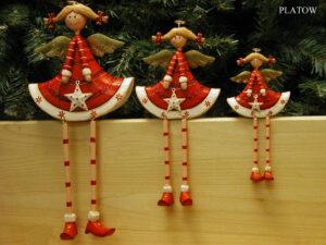 Engel/Kantenhocker r/Holz 16cm