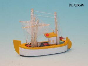 Modellschiff Kutter 10cm div. Farben