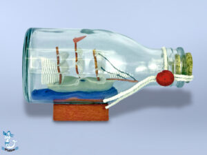 Buddelschiff 12cm ohne Namen