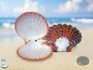 Muschel Pecte pallium paar ca 4-6cm