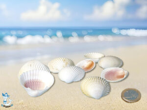 Cockle shell gelb 3-4cm kg