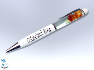 Kugelschreiber Bernstein Ostseebad Binz