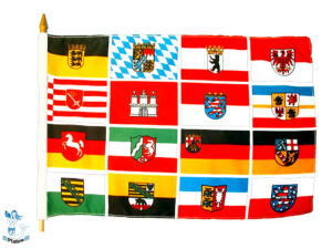 Stockflagge Bundeslän (16) 45x30cm