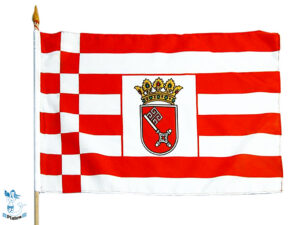 Stockflagge Bremen 45x30cm