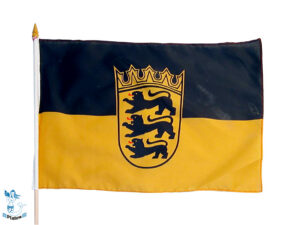 Stockflagge Baden-Württemb 45x30cm