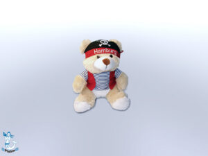 Plüsch Bär 8cm Mü /We Hamburg