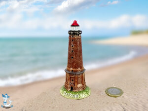 Leuchtturm Borkum Keramik 10cm