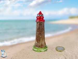 Leuchtturm Flügge(Fehmarn) Keramik 10cm