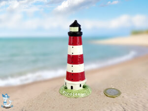 Leuchtturm Nordsee Keramik 10cm