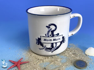 Vintage Becher "Moin Moin"