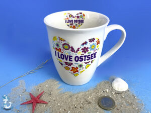 "I love Ostsee" Becher 10cm 350ml