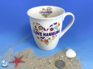 "I love Hamburg" Becher 10cm 350ml